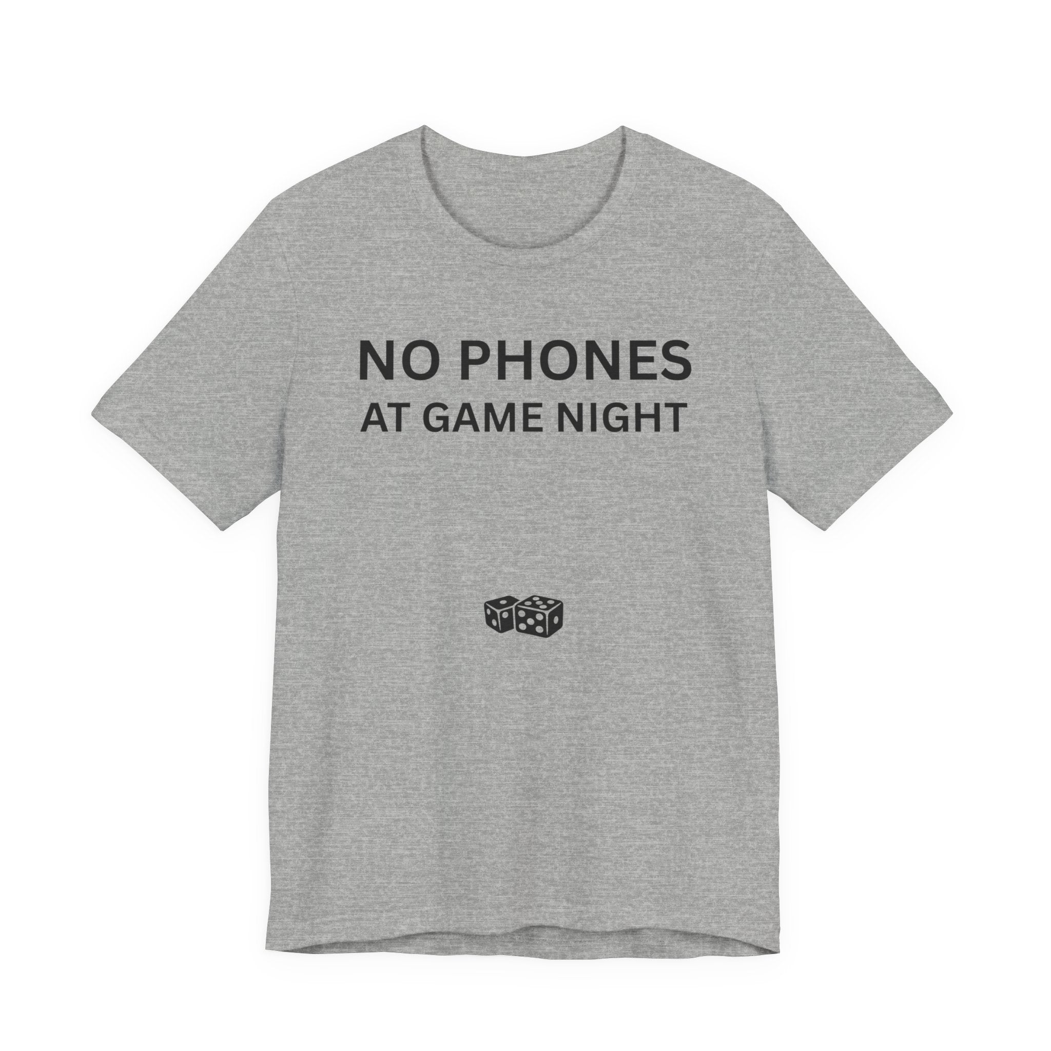 NO PHONES AT GAME NIGHT