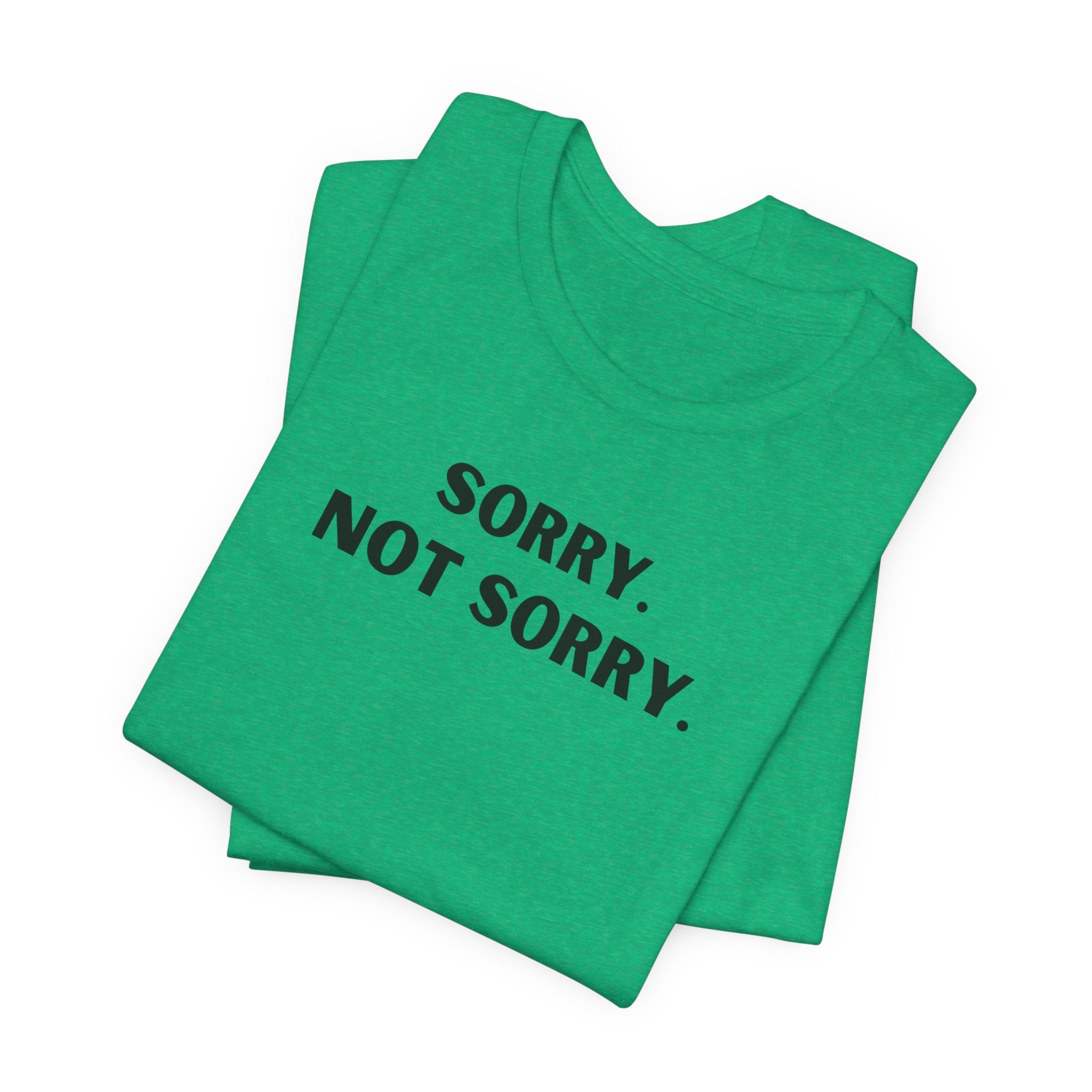 SORRY NOT SORRY