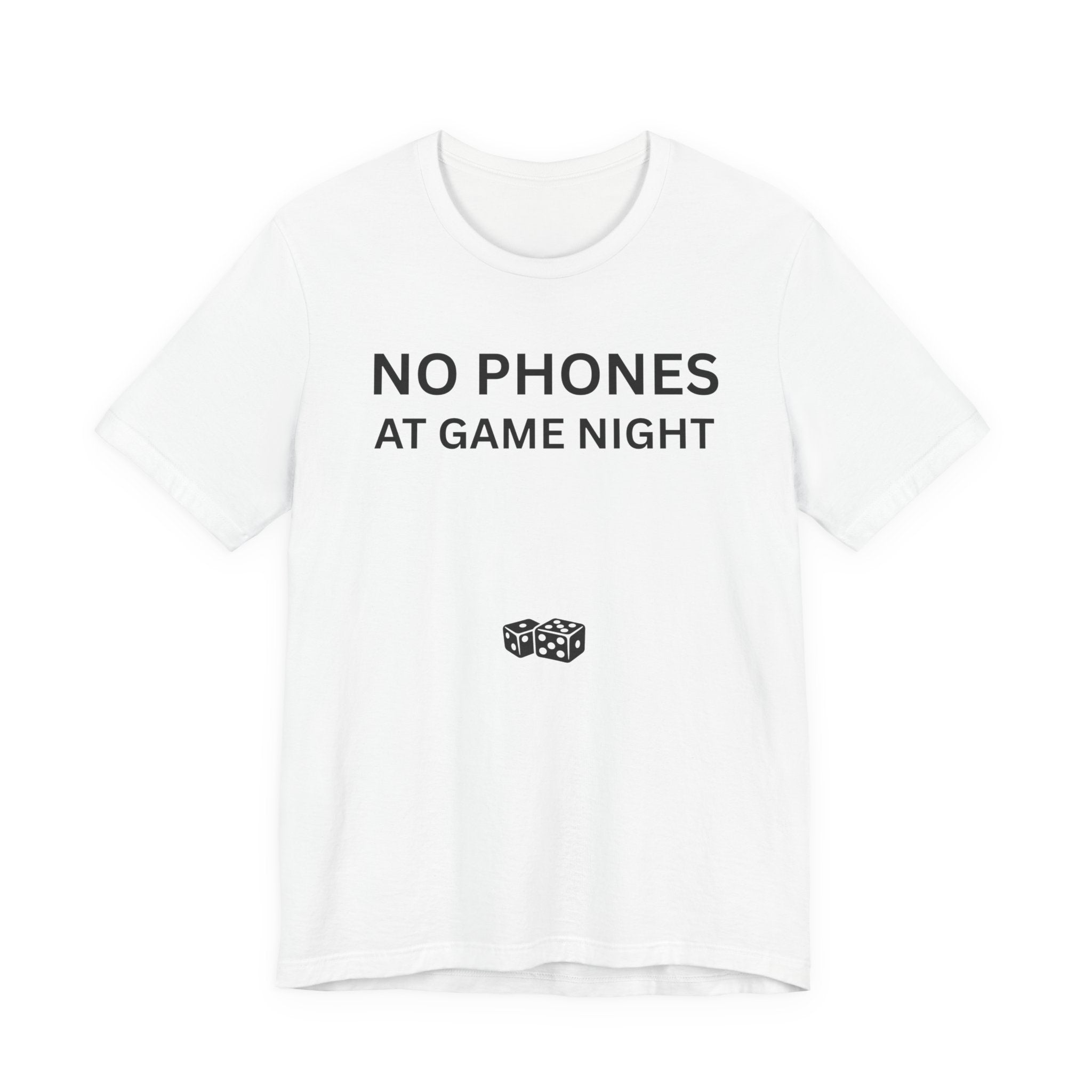 NO PHONES AT GAME NIGHT