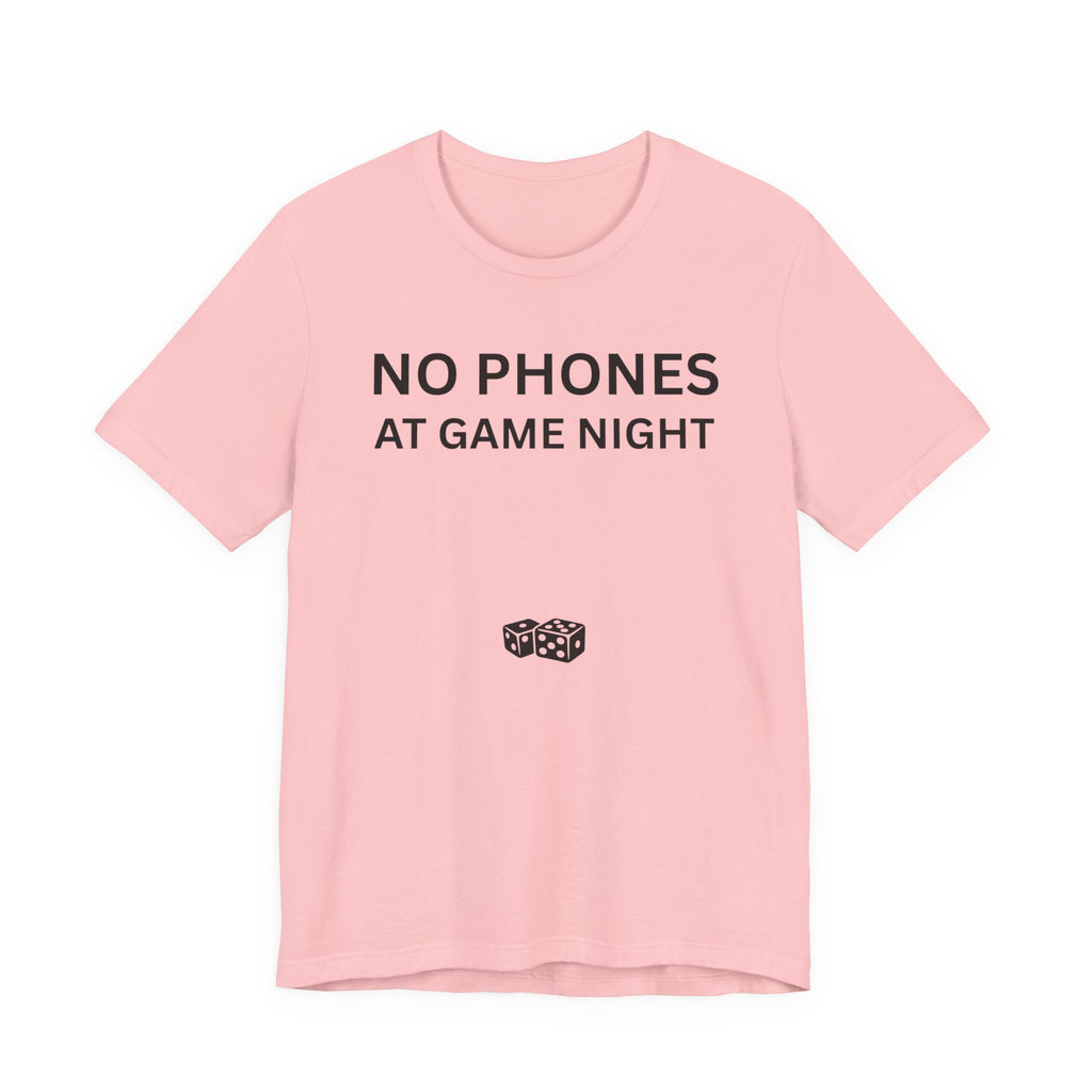 NO PHONES AT GAME NIGHT