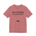 NO PHONES AT GAME NIGHT