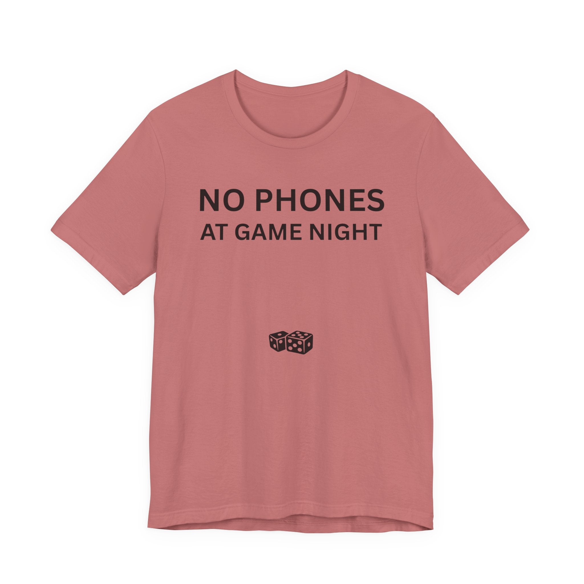 NO PHONES AT GAME NIGHT