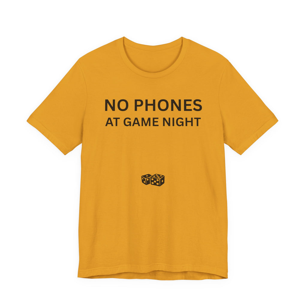 NO PHONES AT GAME NIGHT