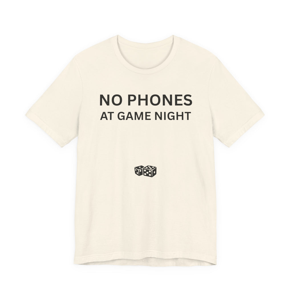 NO PHONES AT GAME NIGHT