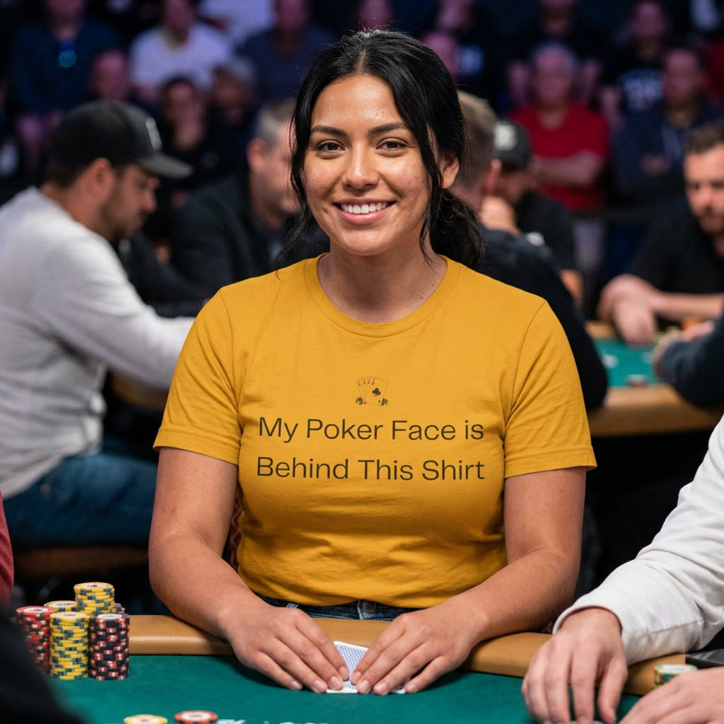 My Poker Face Is Behind This Shirt