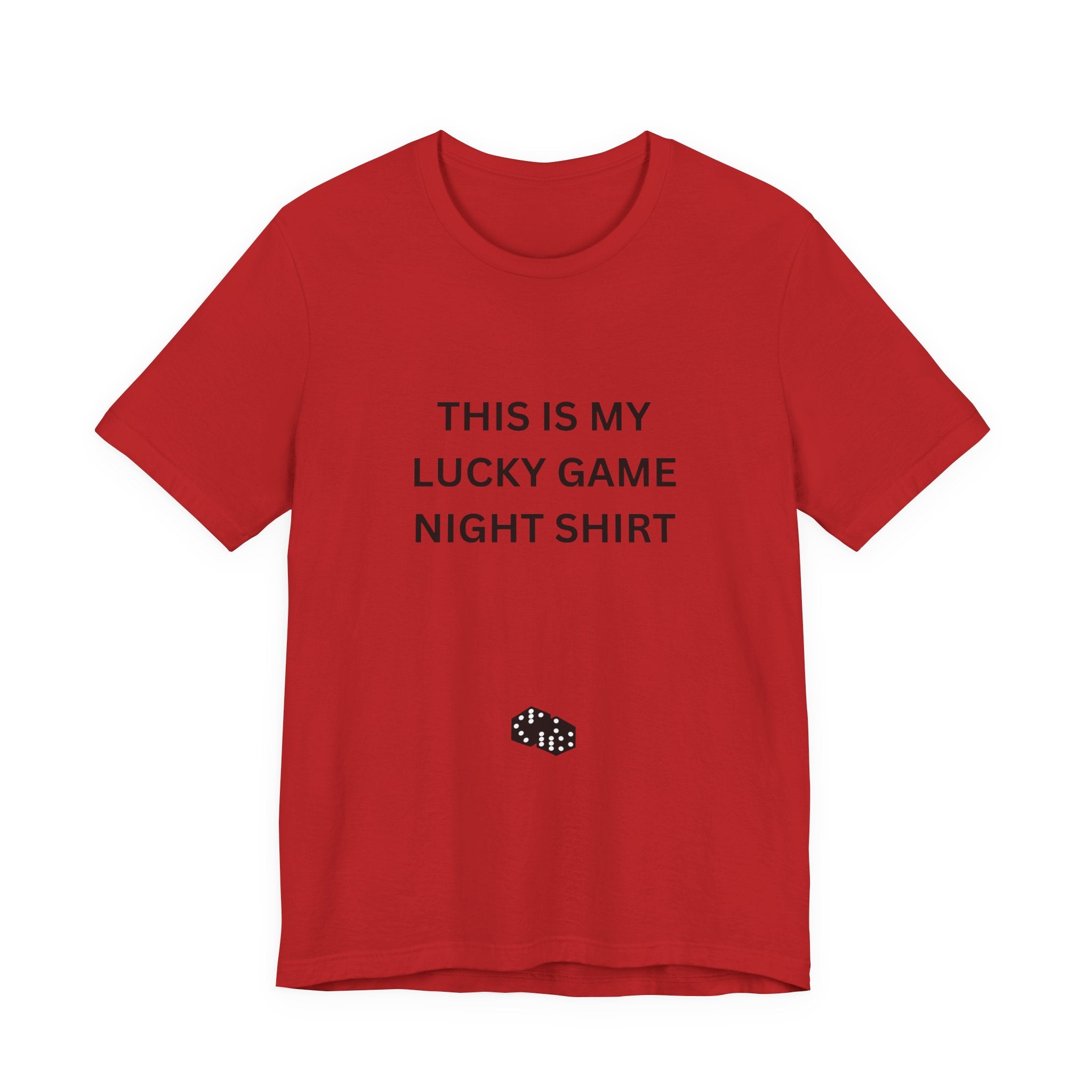 THIS IS MY LUCKY GAME NIGHT SHIRT