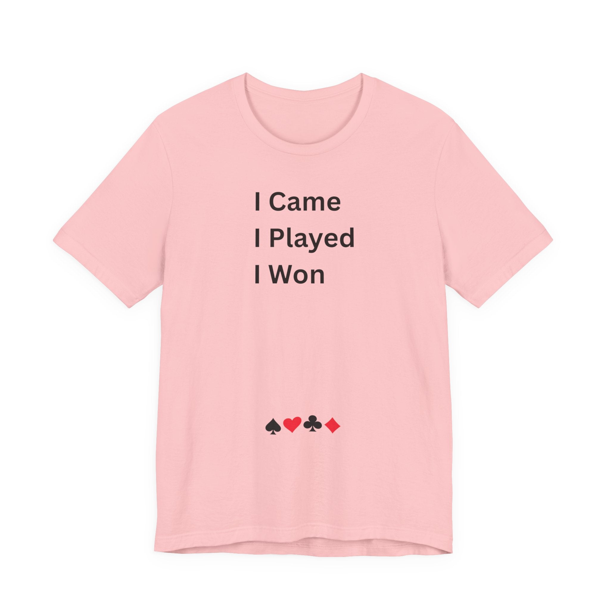 I CAME I PLAYED I WON