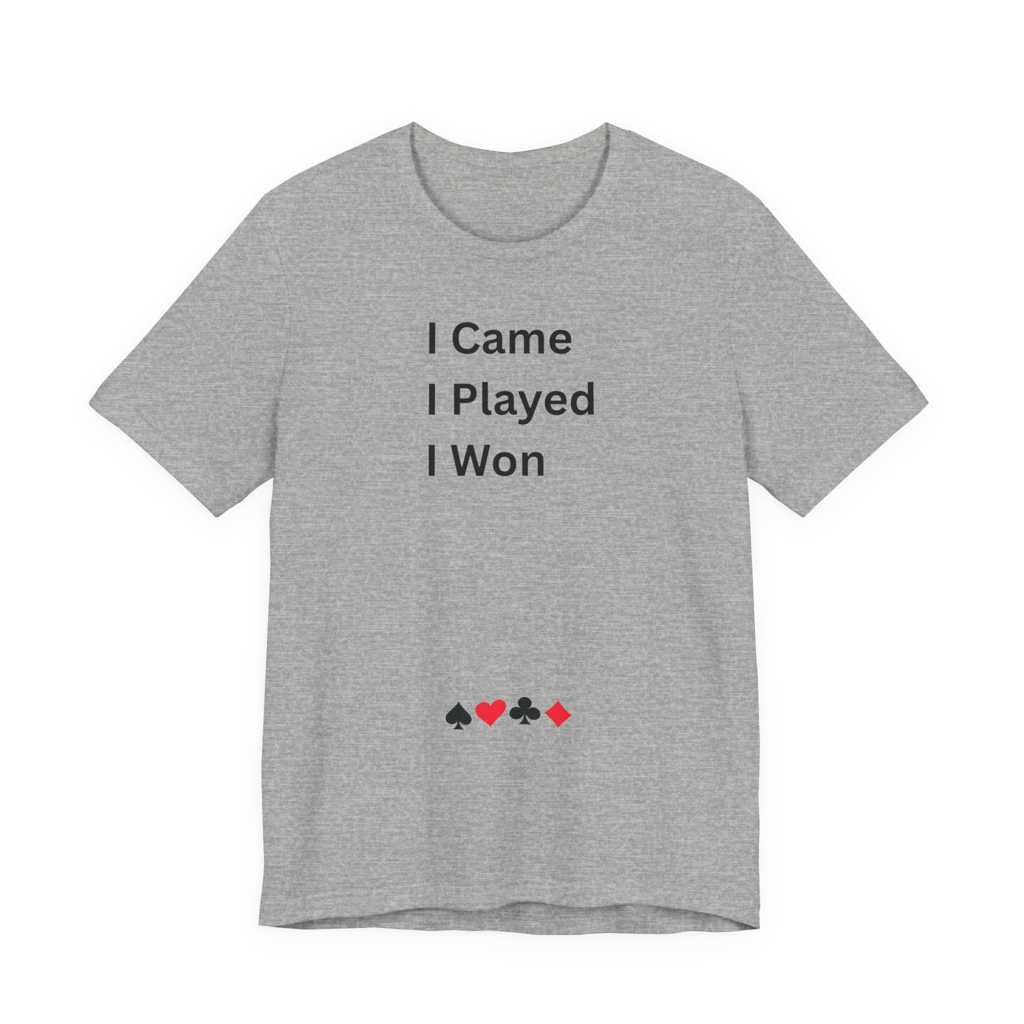 I CAME I PLAYED I WON