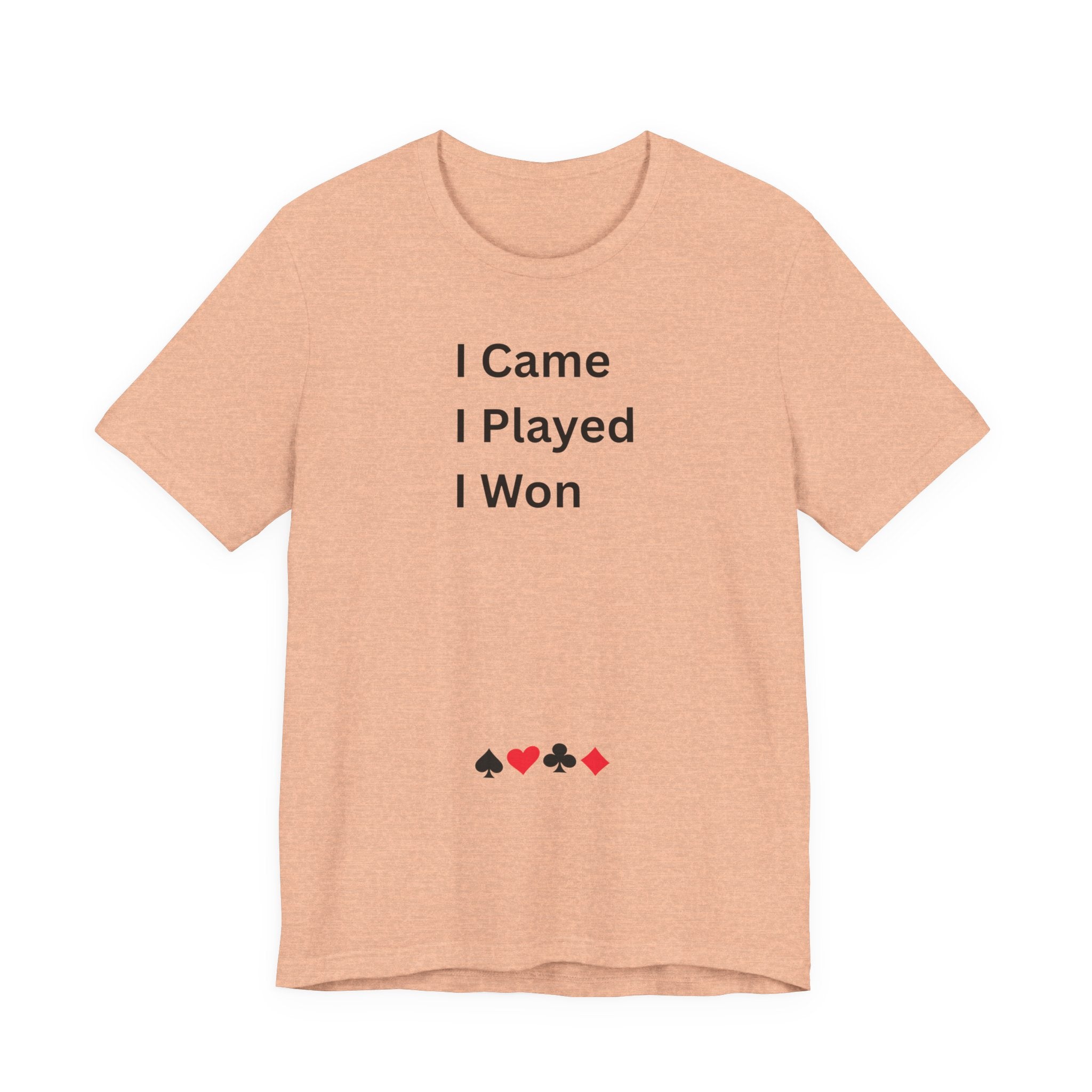 I CAME I PLAYED I WON